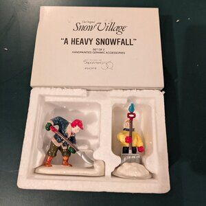 Department 56 Snow Village Figurines A Heavy Snow Fall